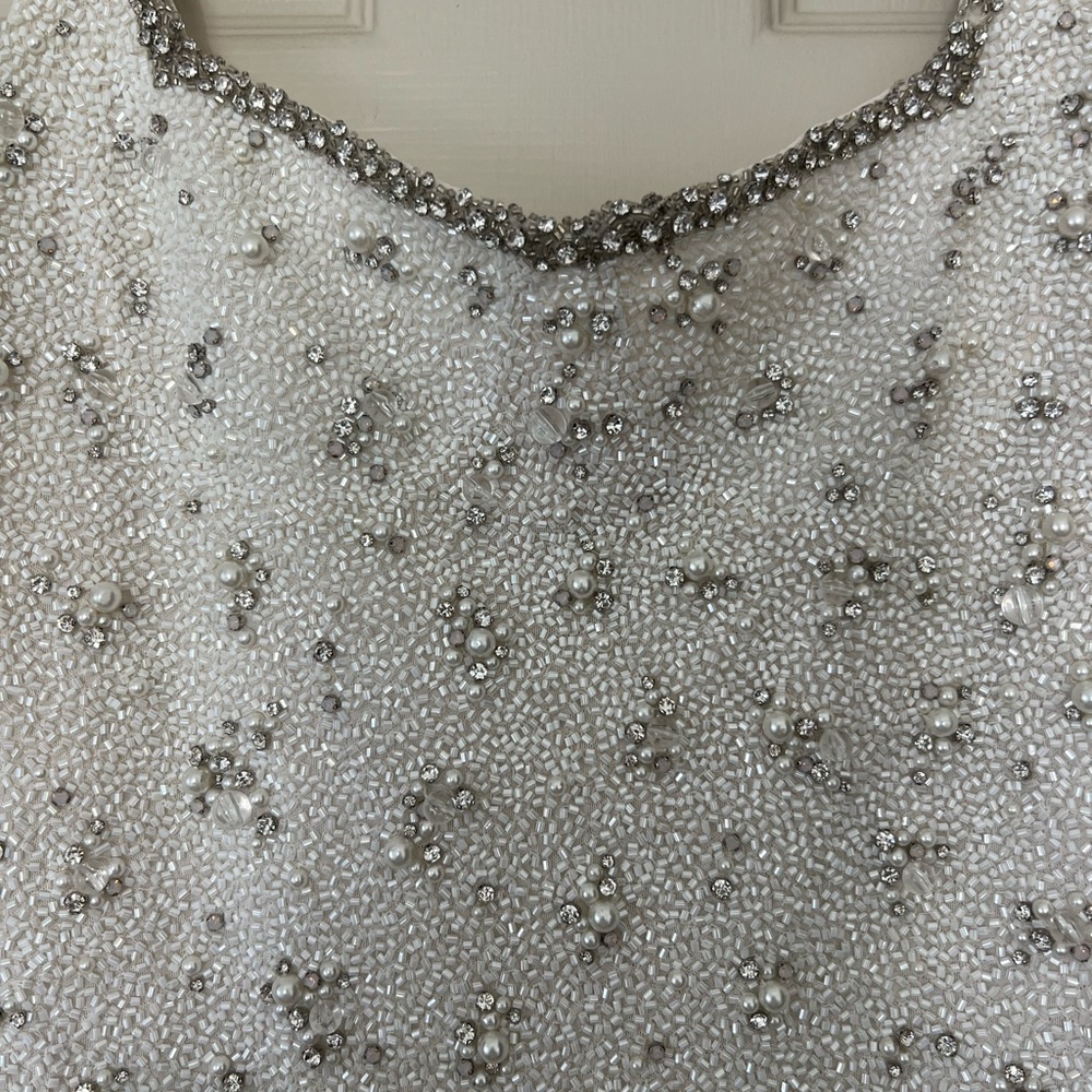 Clio Peppiatt Embellished Stretch Tulle Mini Dress - Picture 9 of 9